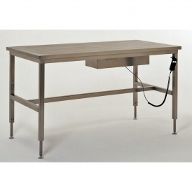 Zone de conditionnement Table de conditionnement inox à hauteur variable