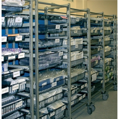 Structure de stockage inox